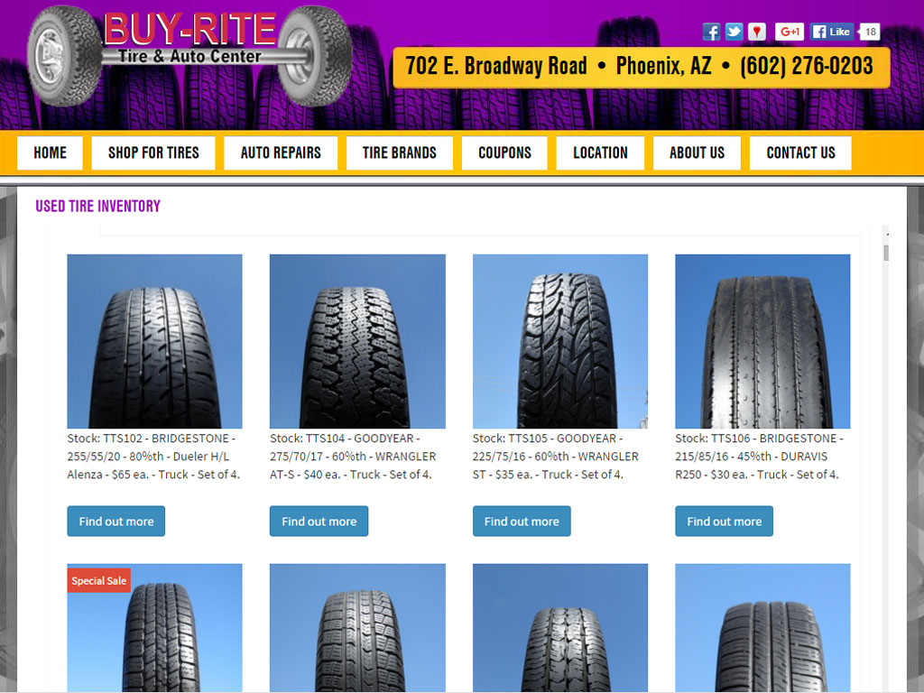 Buy Rite Tires - DTechguy Digital Consultant